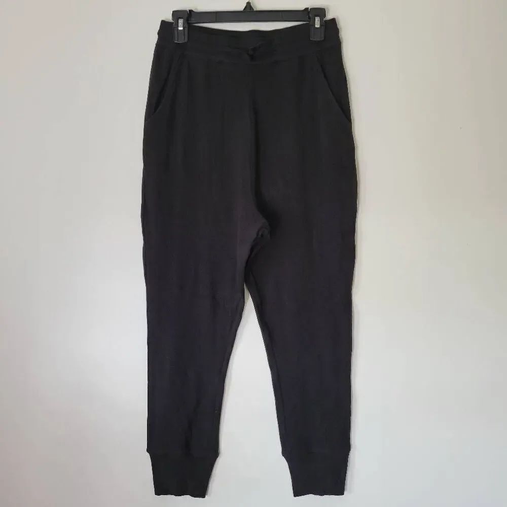 Kate Quinn Organic Cotton Joggers Women’s Small Black Lounge Pants